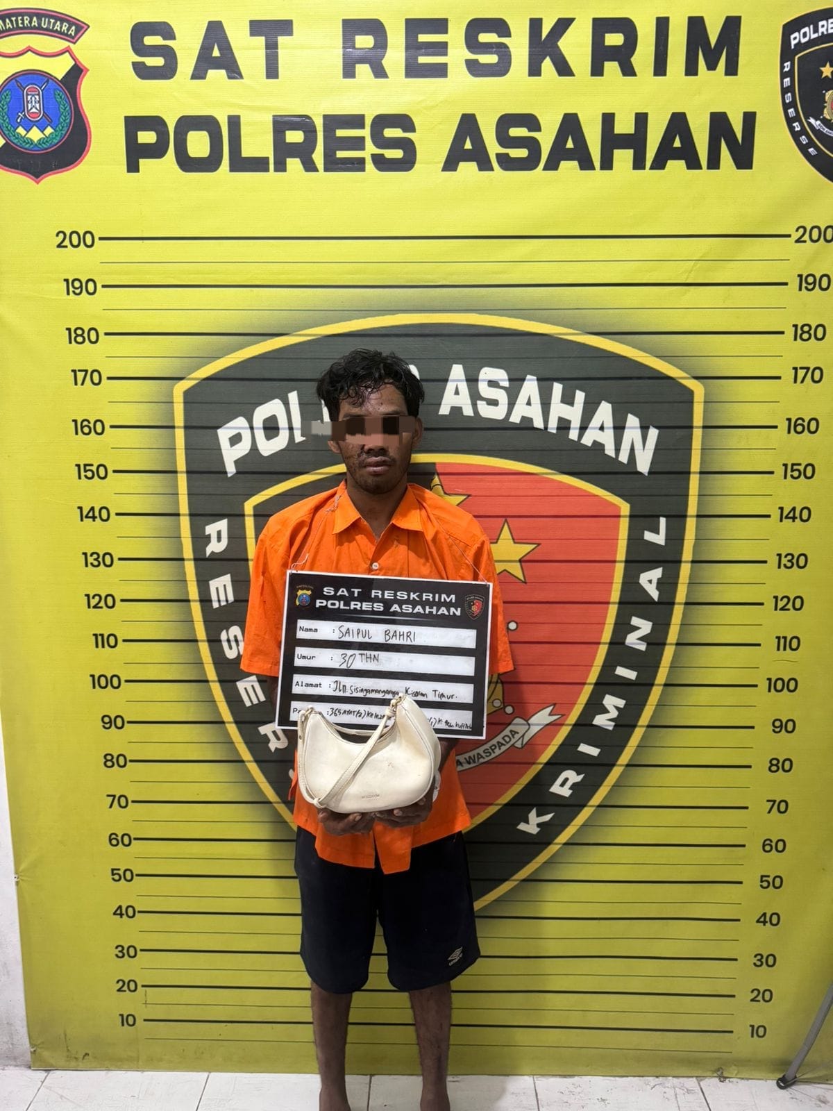 Polres Asahan Ungkap Kasus Curas, Pelaku Ditangkap Tak Lama Usai Beraksi
