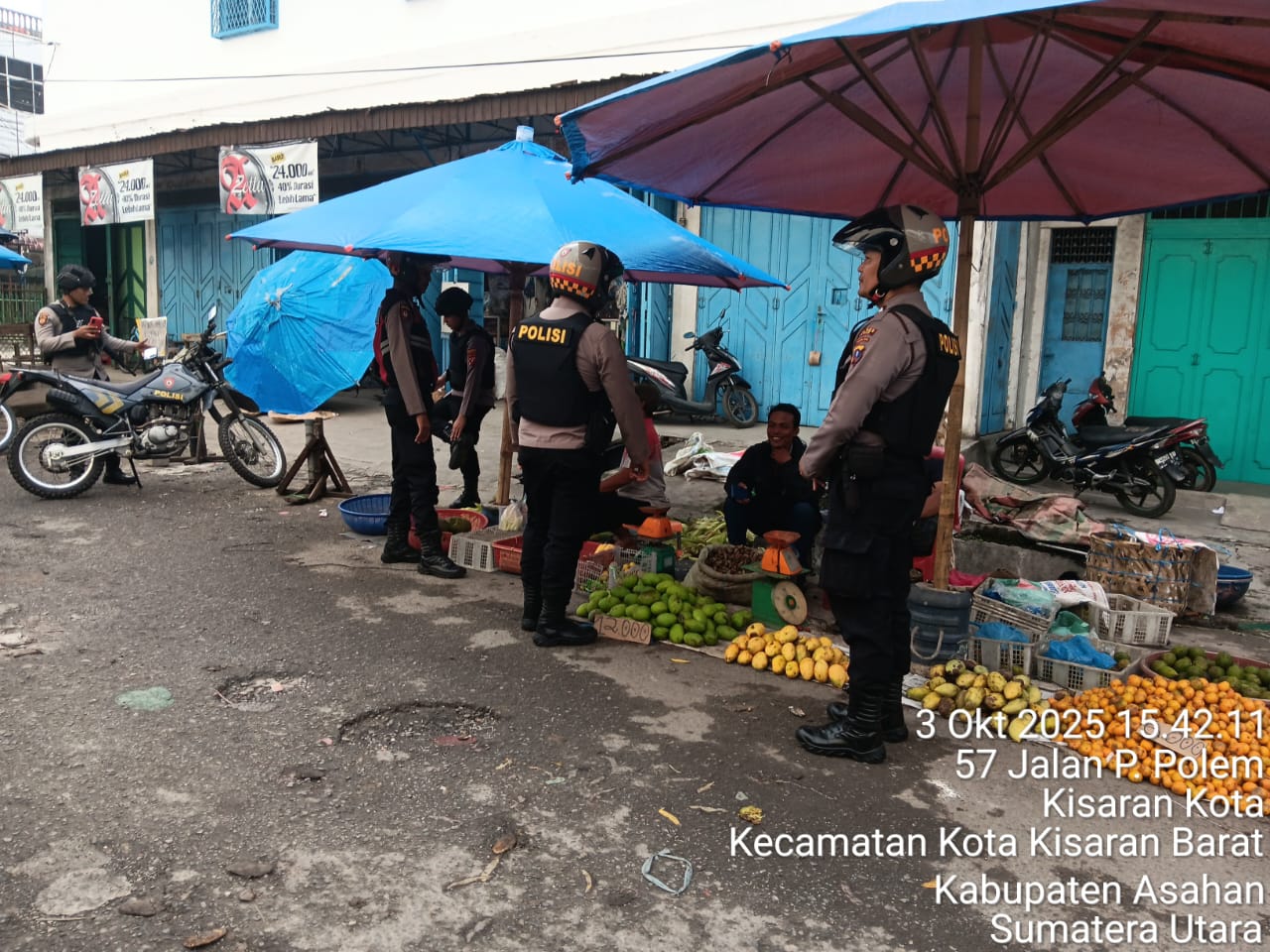 Polres Asahan Gelar Patroli Perintis Presisi, Sasar Titik Rawan di Kota Kisaran